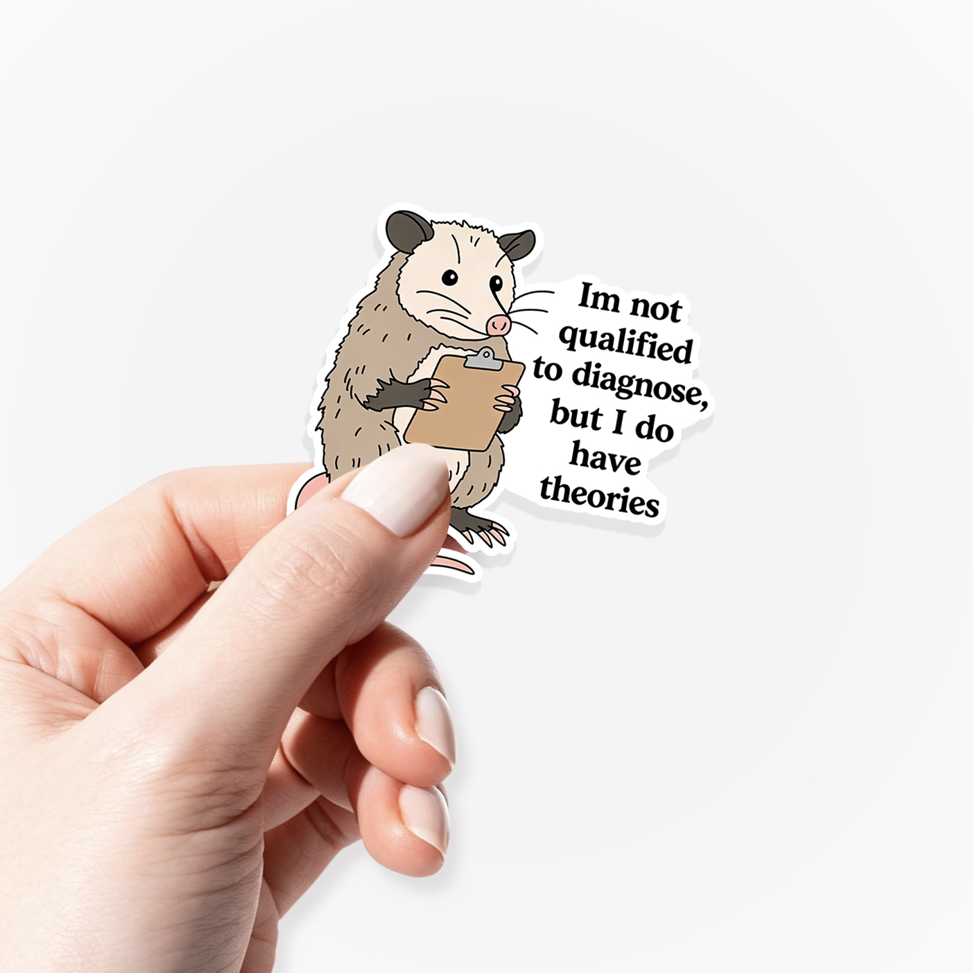 I'm Not Qualified To Diagnose Sticker Jellypine