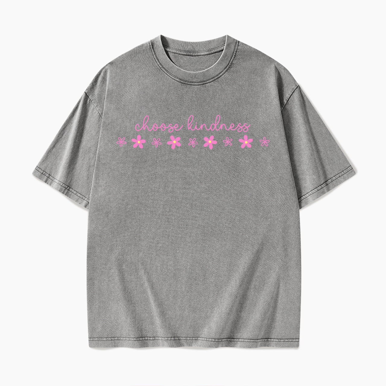 Choose Kindness Motivational Washed Tees