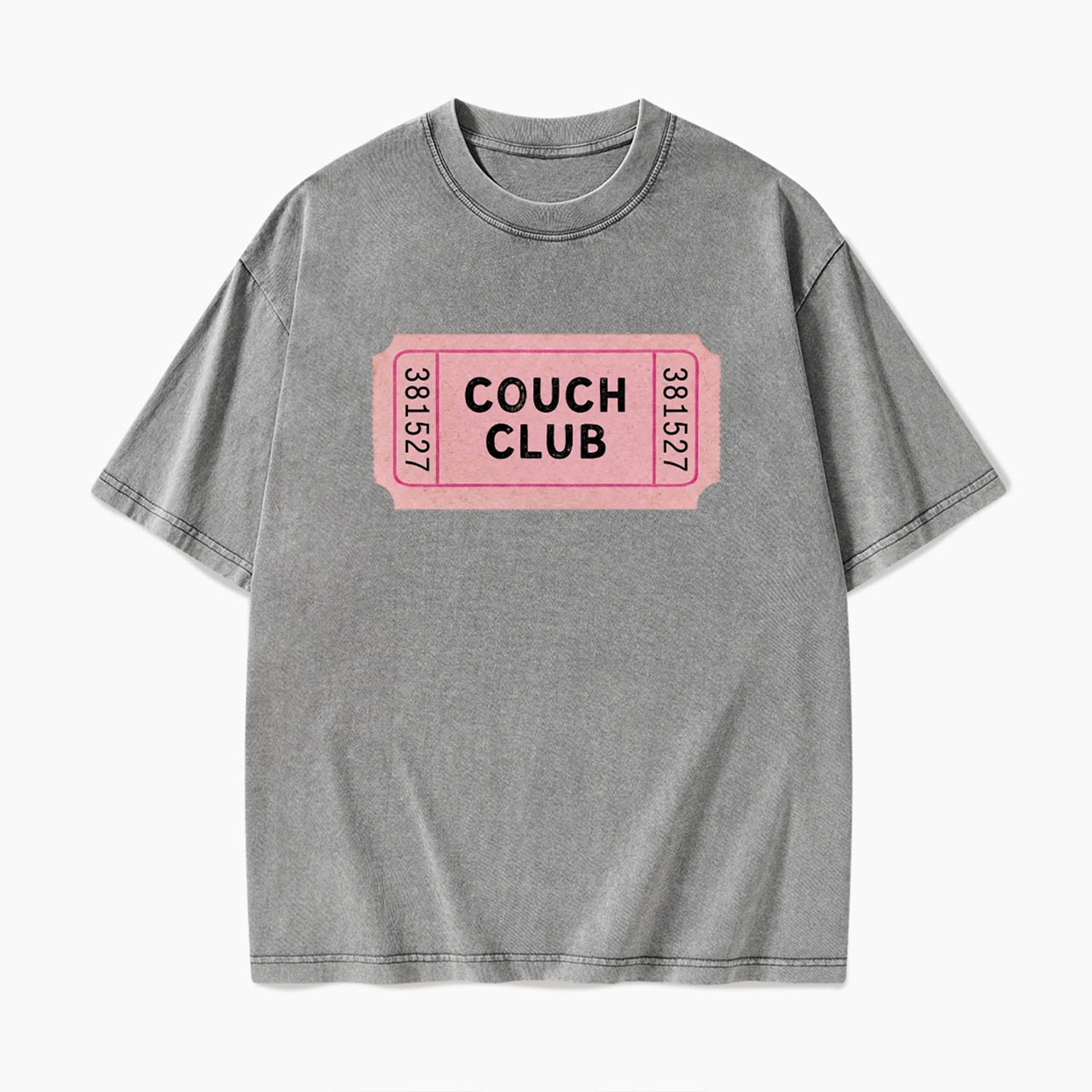Couch Club Ticket Washed Tees