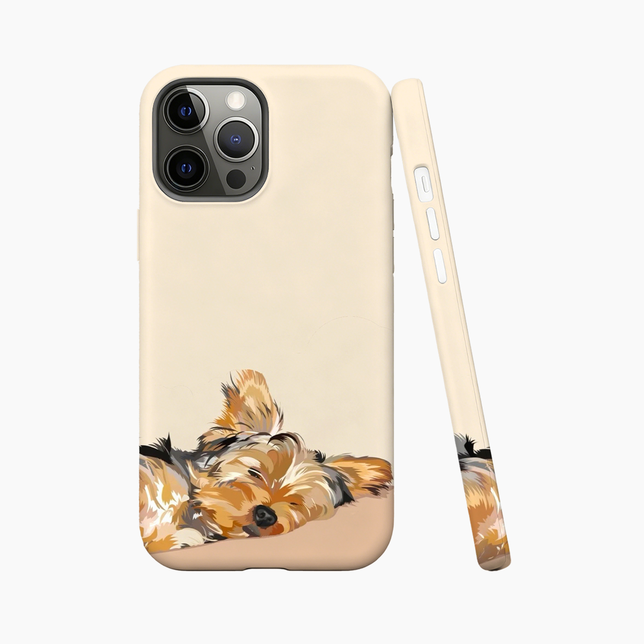 Sleepy Yorkie Phone Case