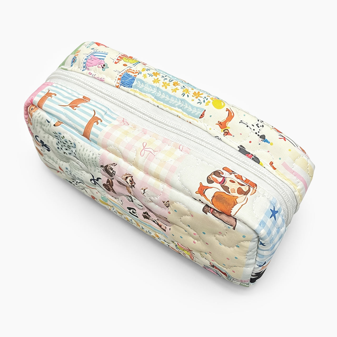Puppy Pouch Quilted Cosmetic Bag