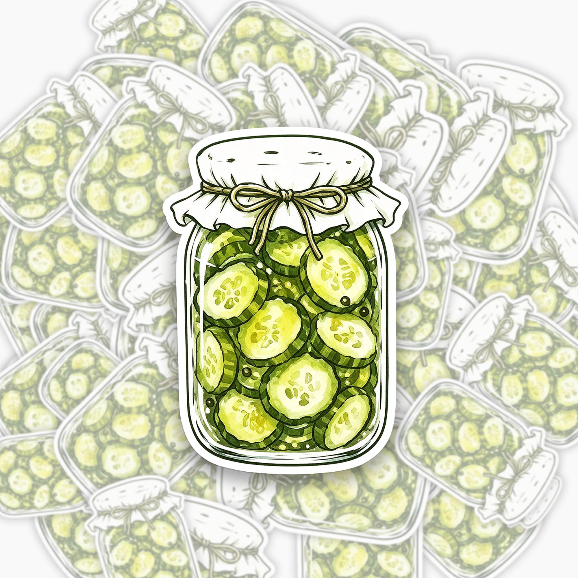 Jellypine Vintage Food Flora Sticker Of 17