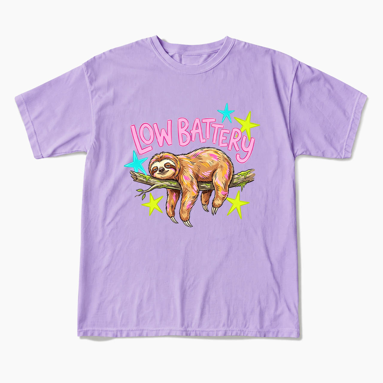 Low Battery Sloth T Shirts