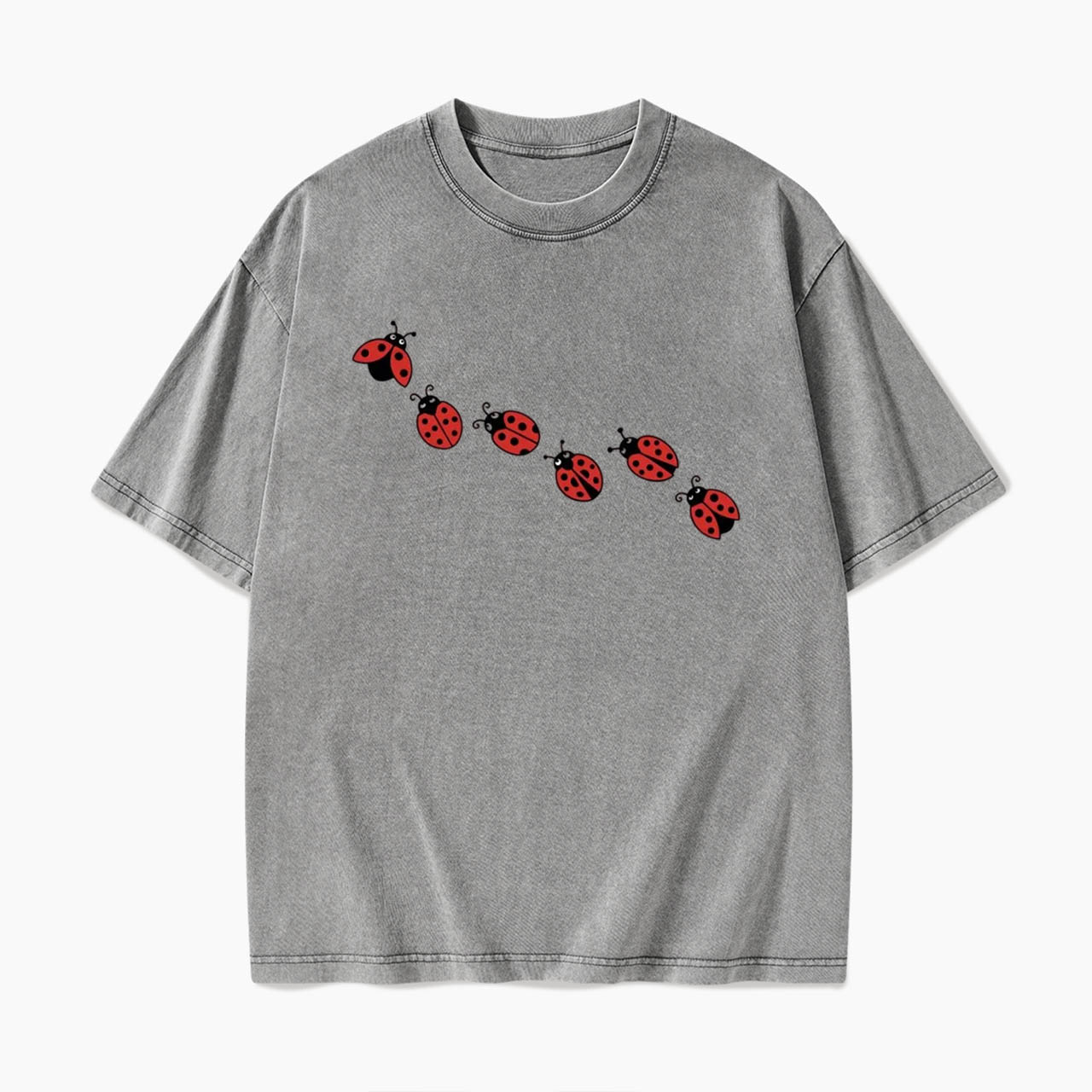 Minimalist Ladybug Washed Tees