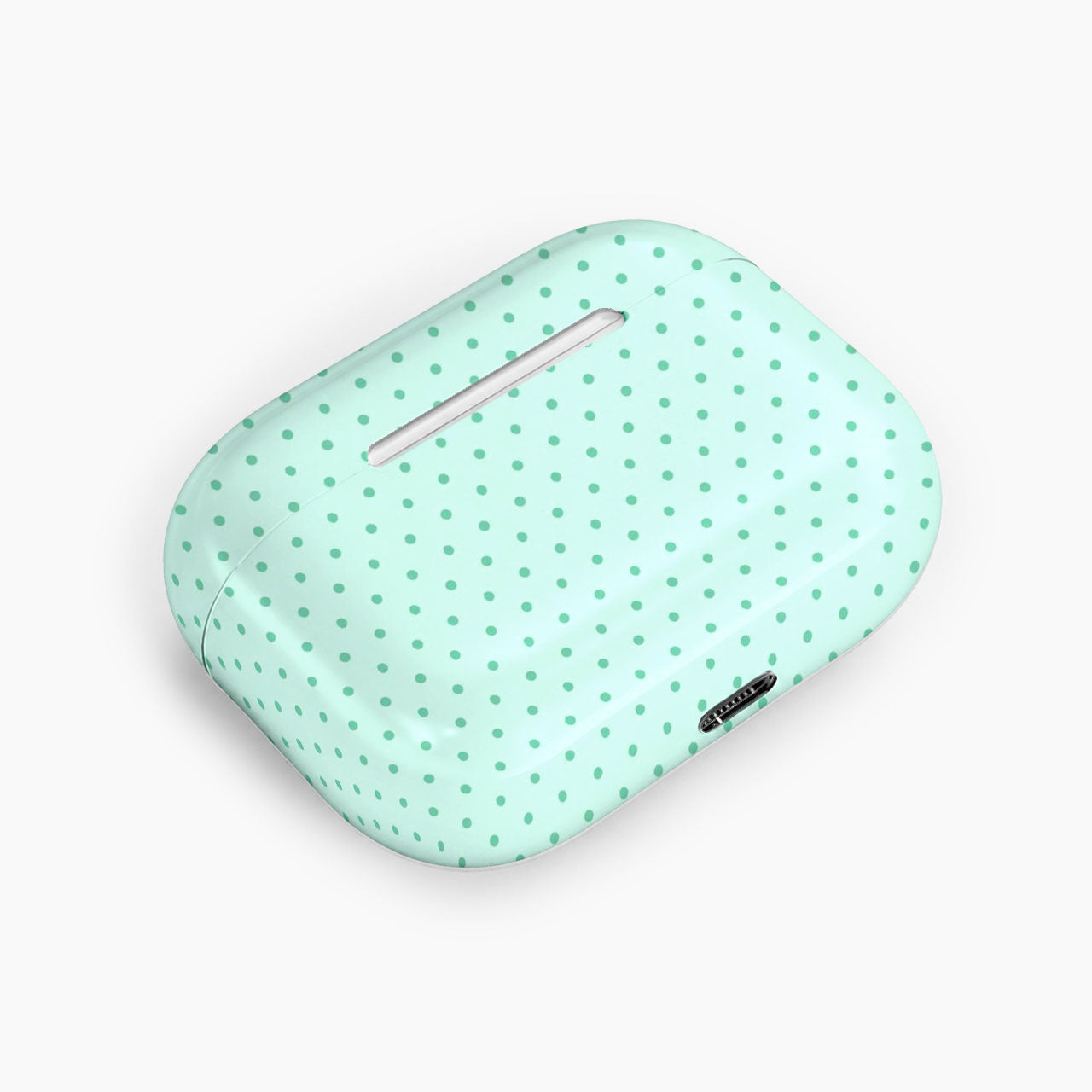 Fresh Mint Dots Earphone Case