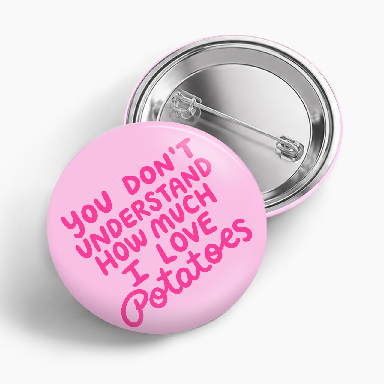 Potato Lover Confession Pin Badge
