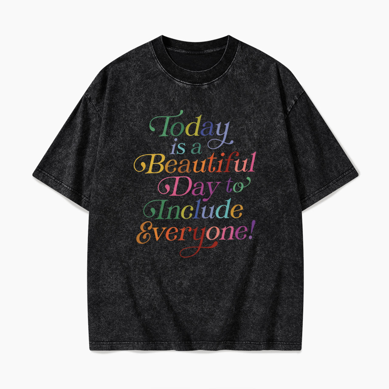 Today is a Beautiful Day to Include Everyone Washed Tees