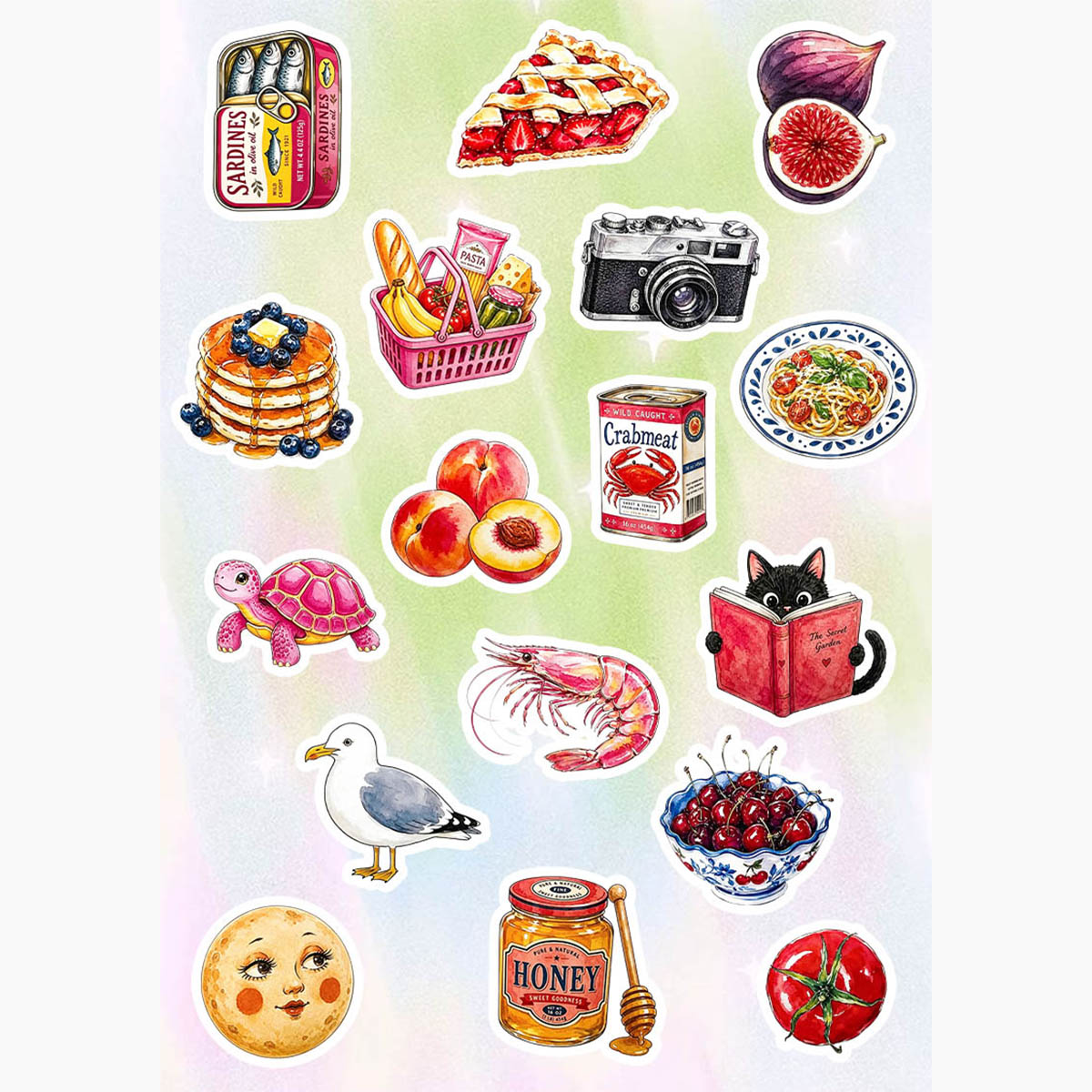 Jellypine Food Lifestyle Sticker Of 17