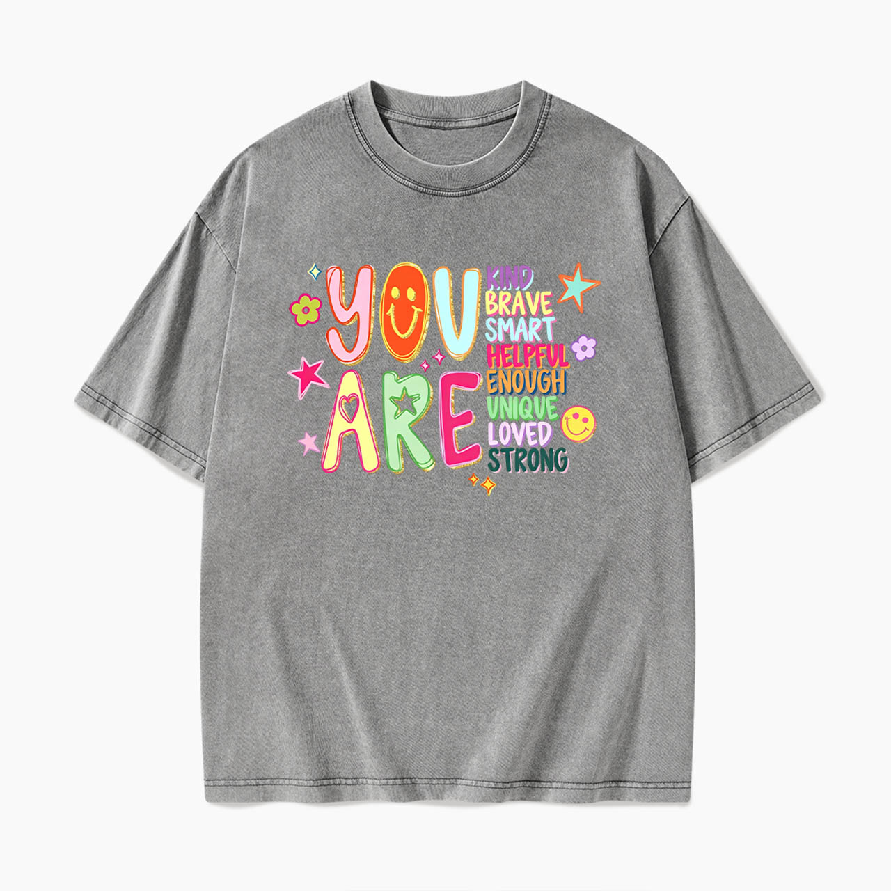You Are Positive Affirmations Washed Tees