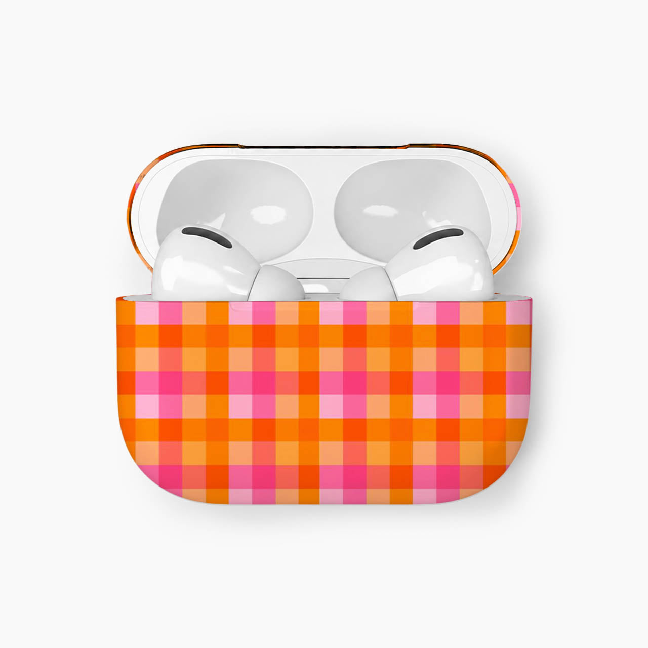 Sunset Picnic Gingham Earphone Case