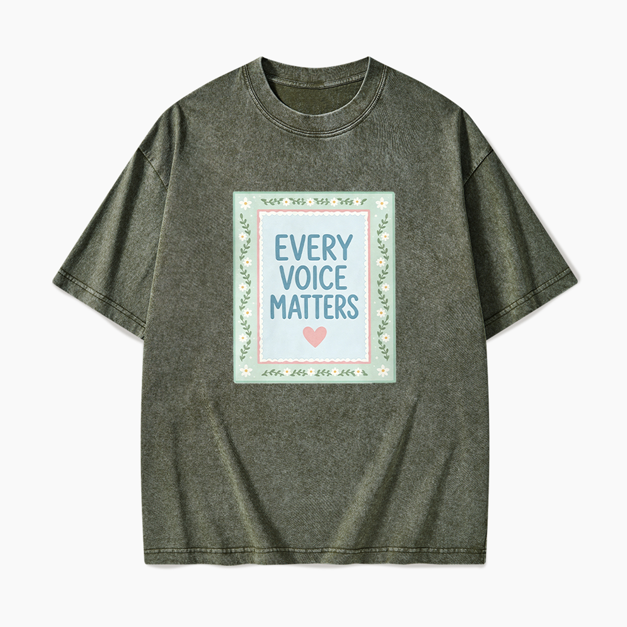 Every Voice Matters Washed Tees