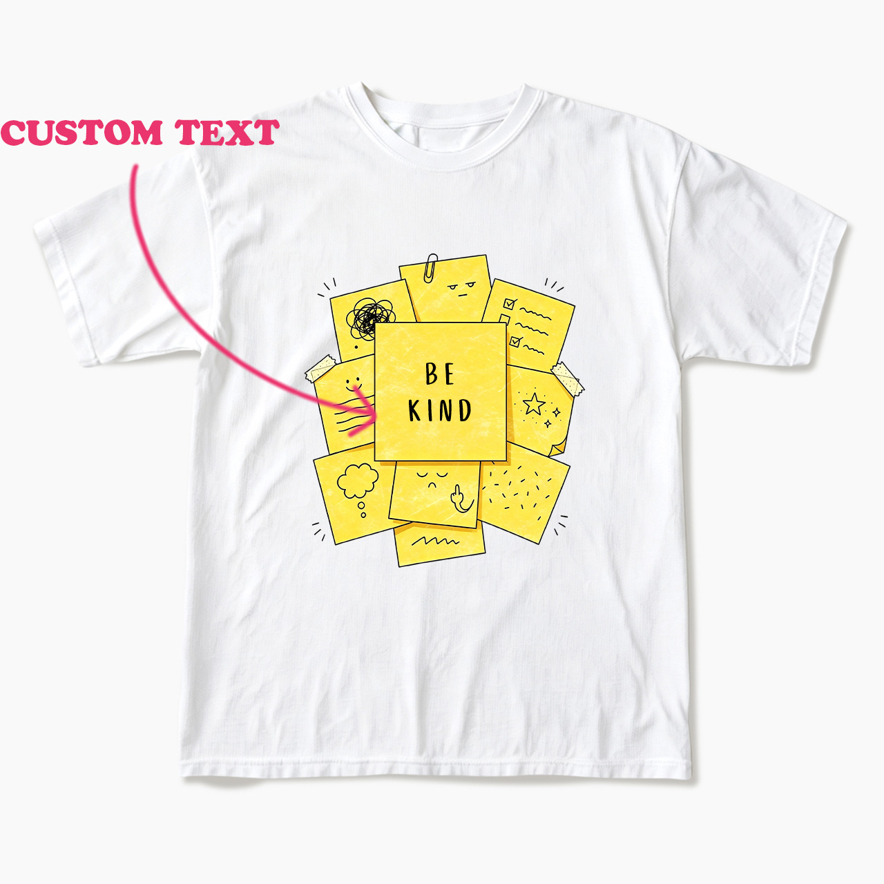 Personalized Sticky Note T Shirts