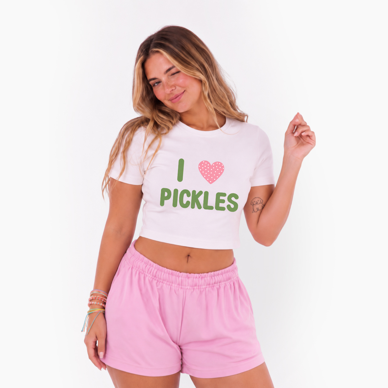 I Love Pickles Baby Tee