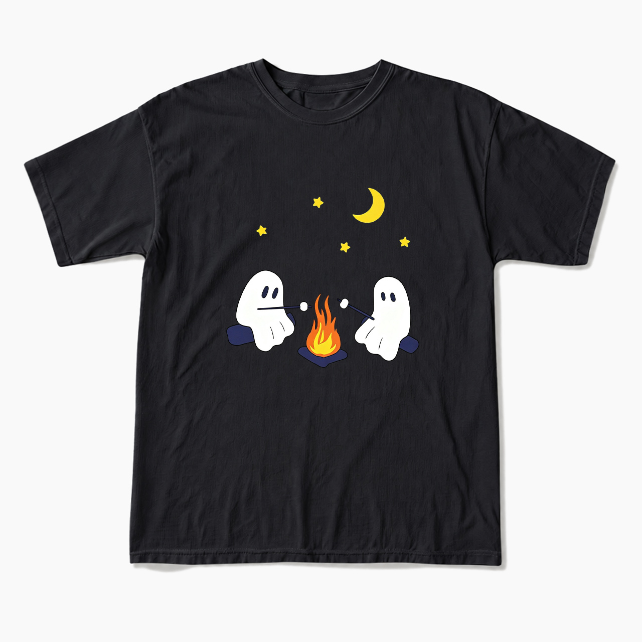 Ghosts Camping Halloween T Shirts