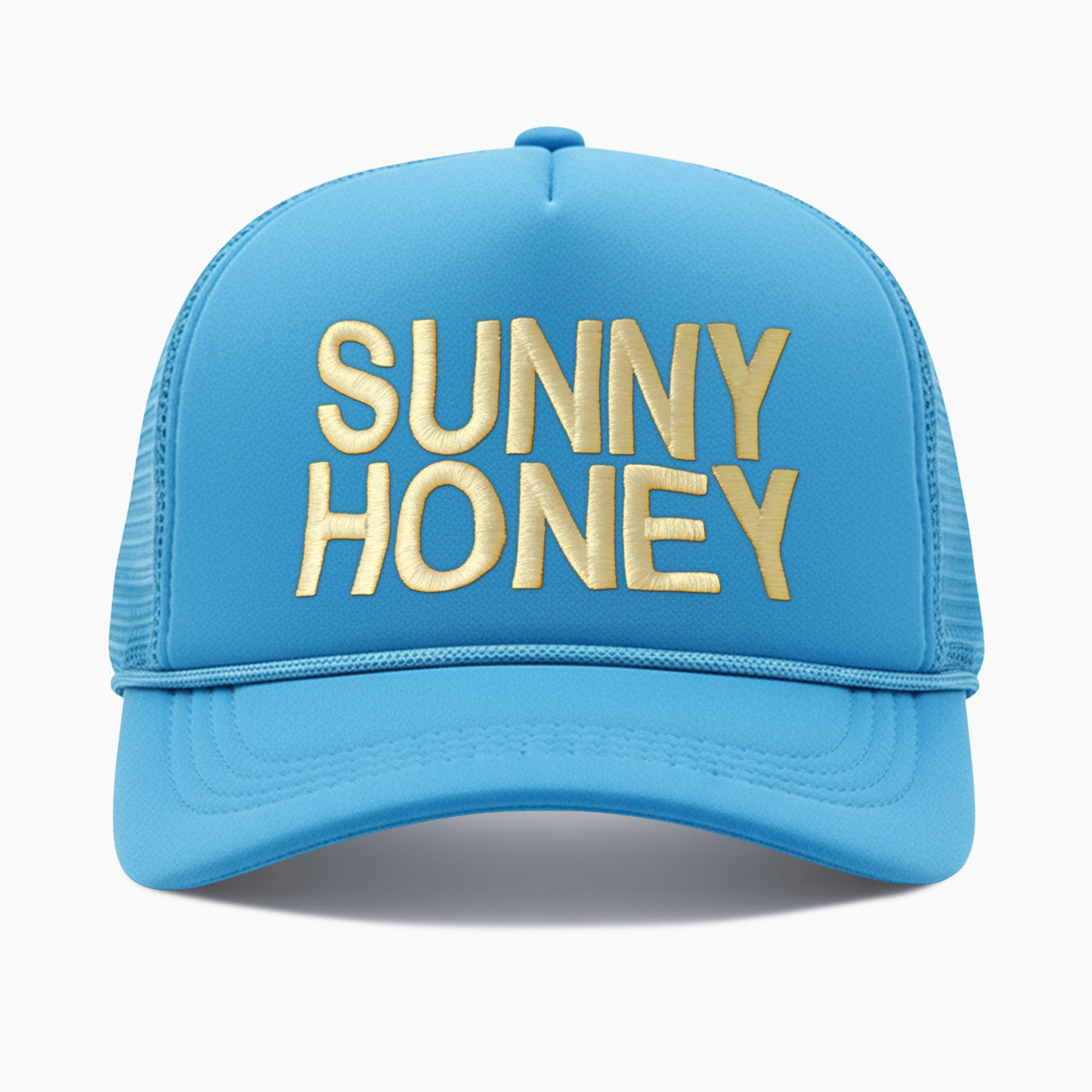 Embroidered Sunny Honey Trucker Hat