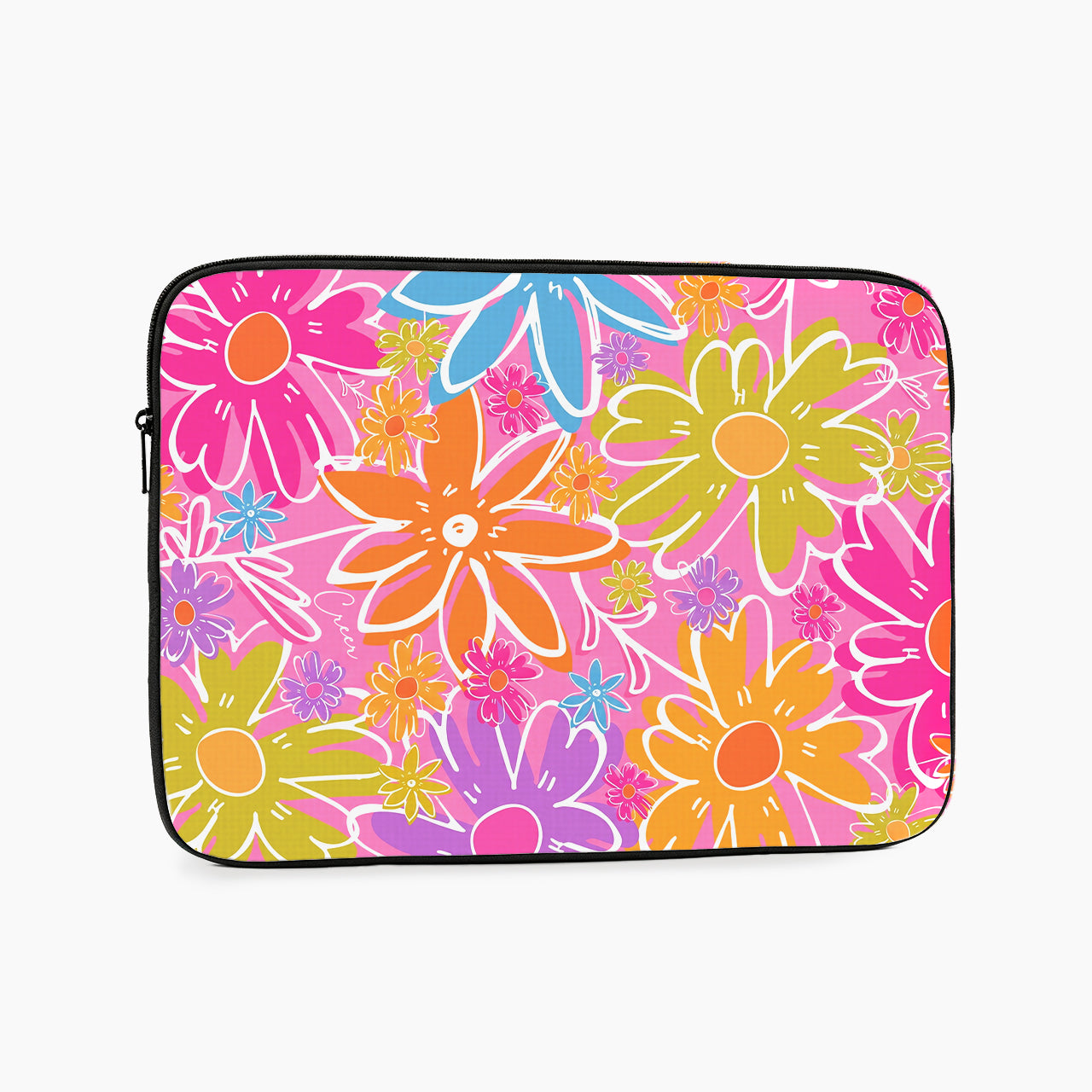 Sunshine Confetti Blossoms Laptop Sleeve