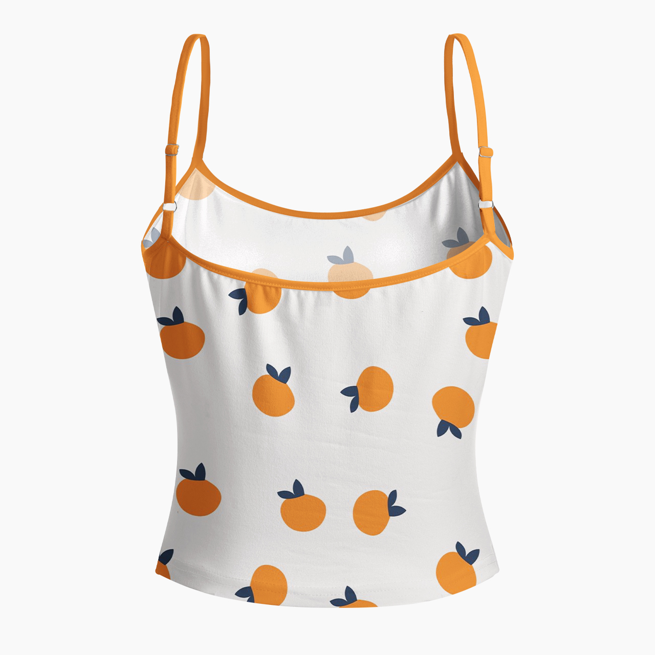 Orange Spaghetti Strap Top