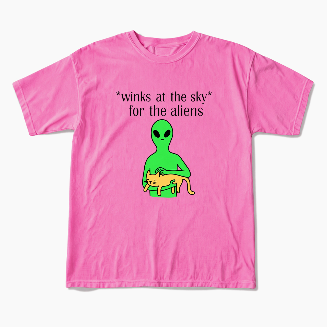 Winks At The Sky For The Aliens T Shirts