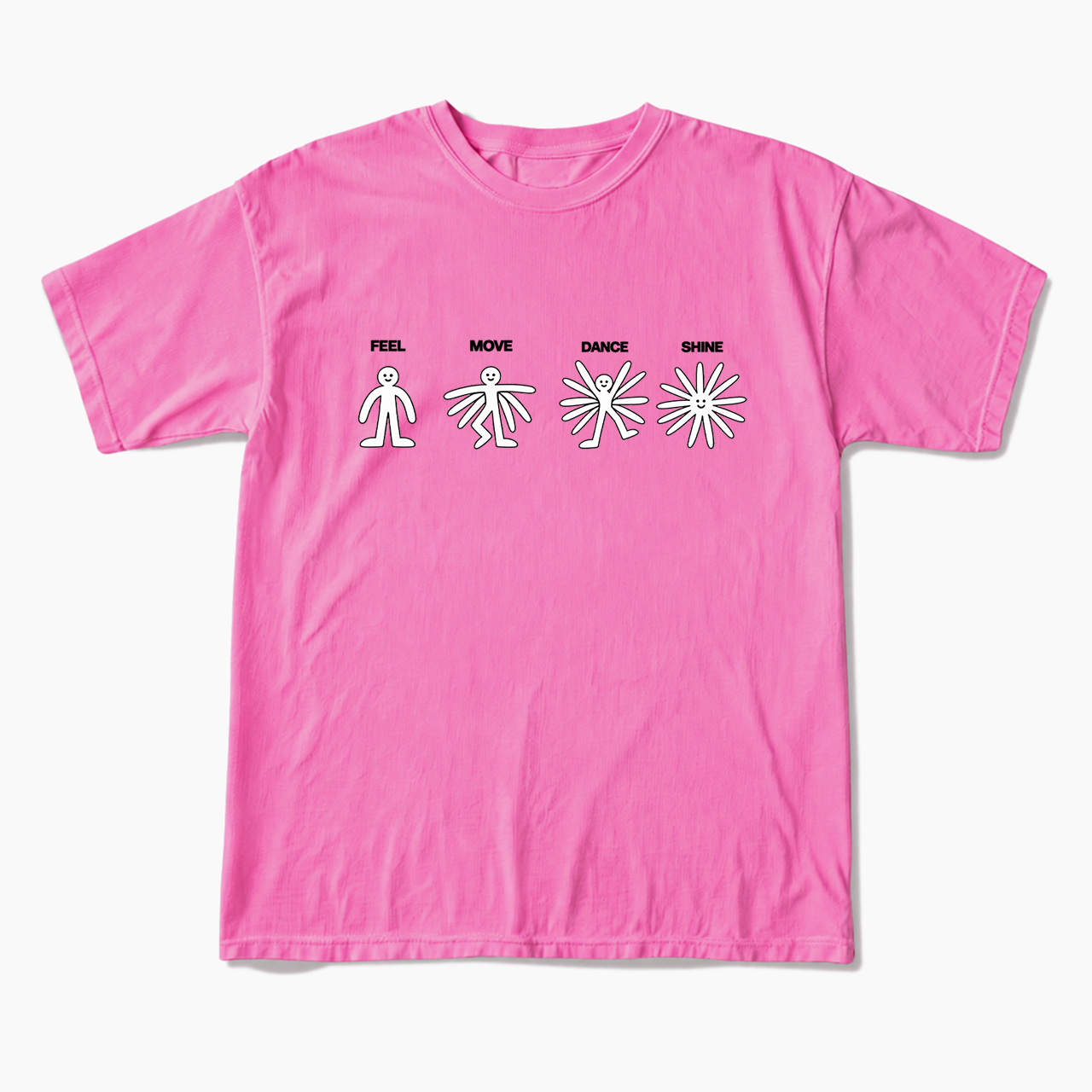 Feel Move Dance Shine T Shirts