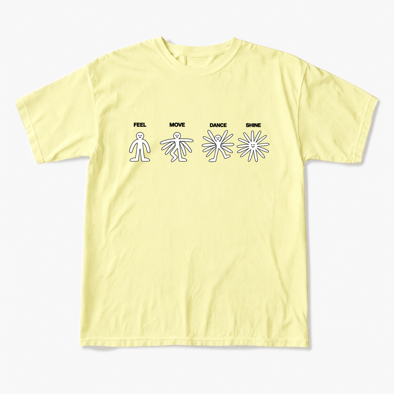 Feel Move Dance Shine T Shirts