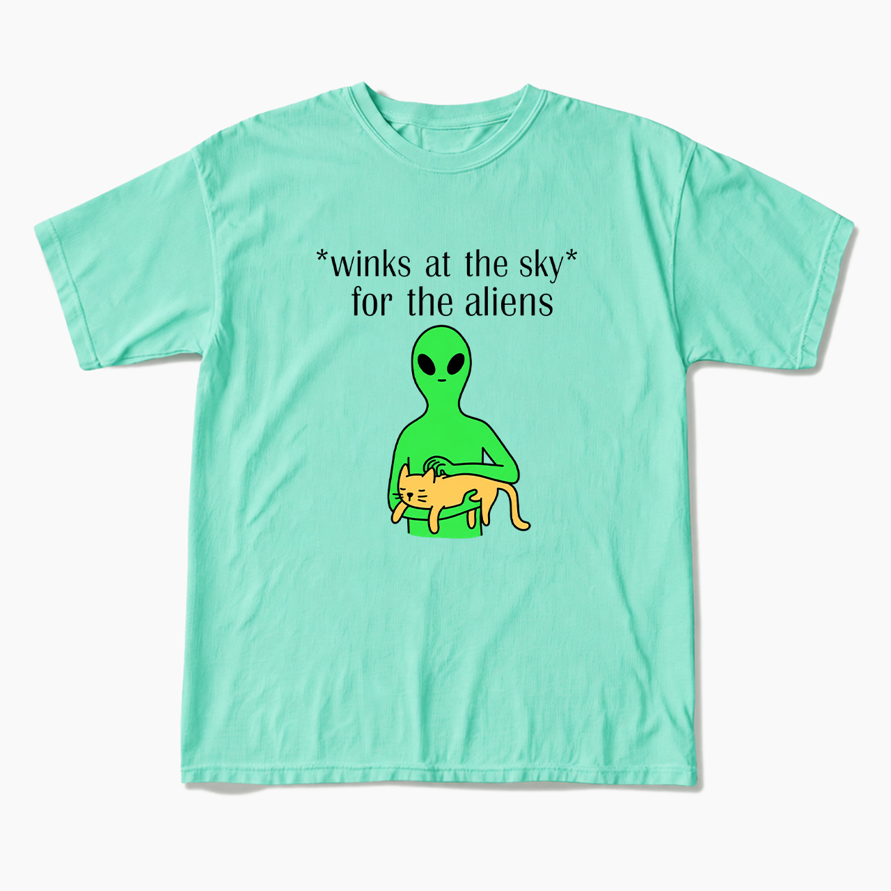 Winks At The Sky For The Aliens T Shirts