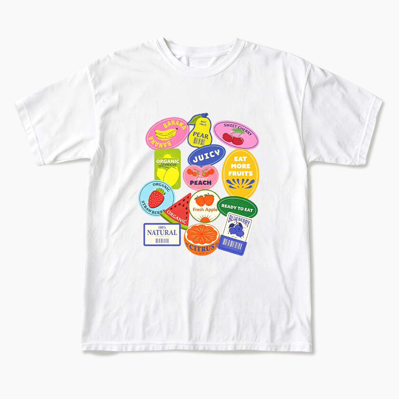 Fruit Stickers T Shirts