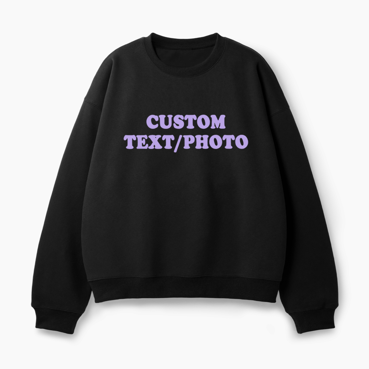 Custom Personalized Text Photo Classic Sweatshirt