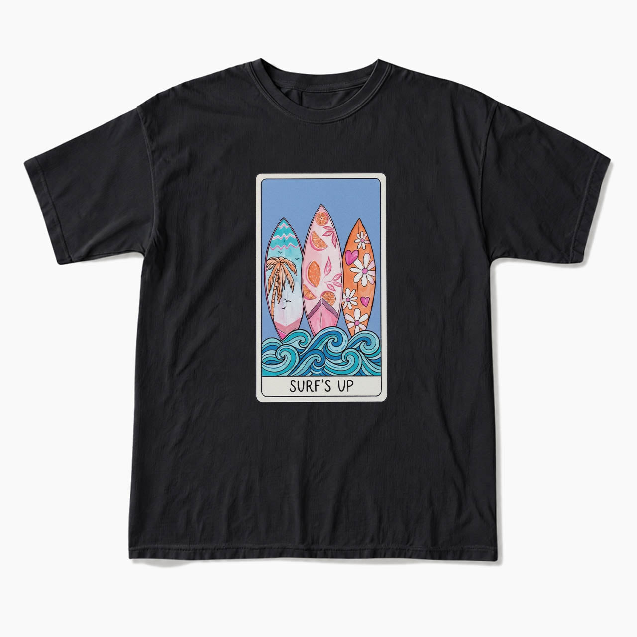 SURFS UP Tarot Card T Shirts