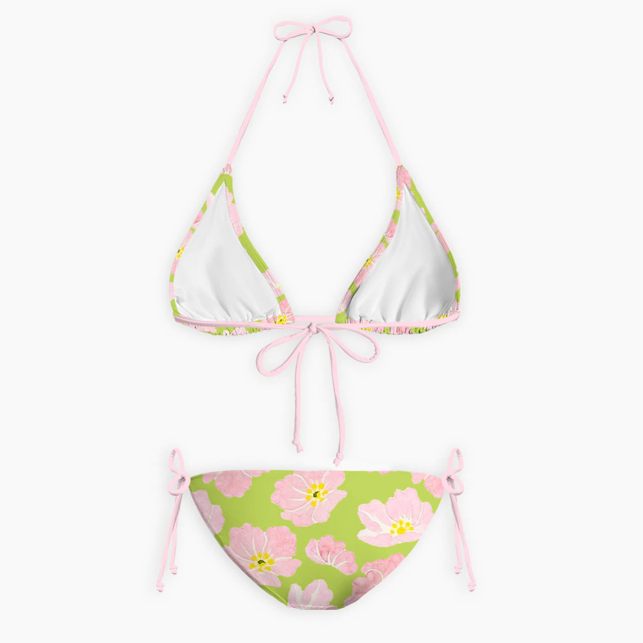 Matcha Blossom Floral Bikini Sets