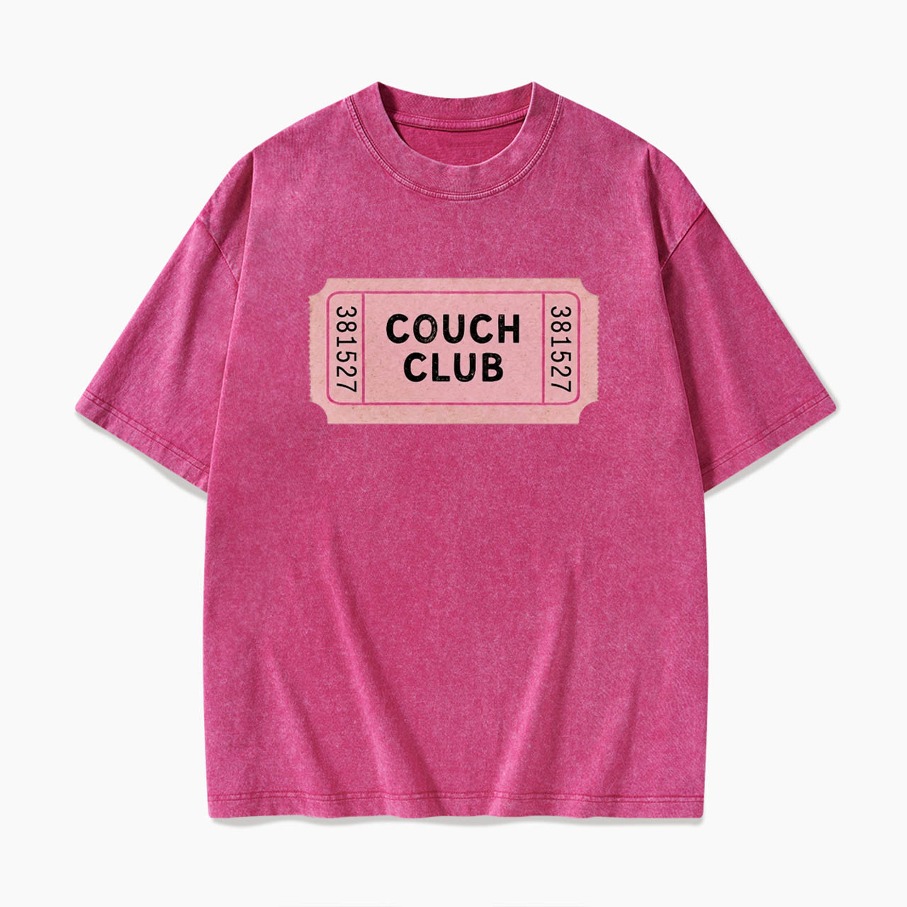 Couch Club Ticket Washed Tees