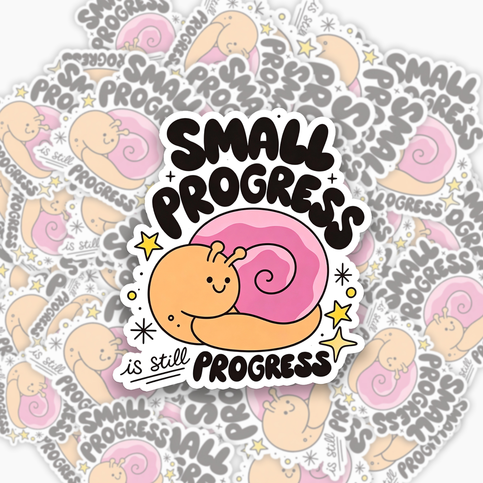 Jellypine Positive Quote Sticker Of 8