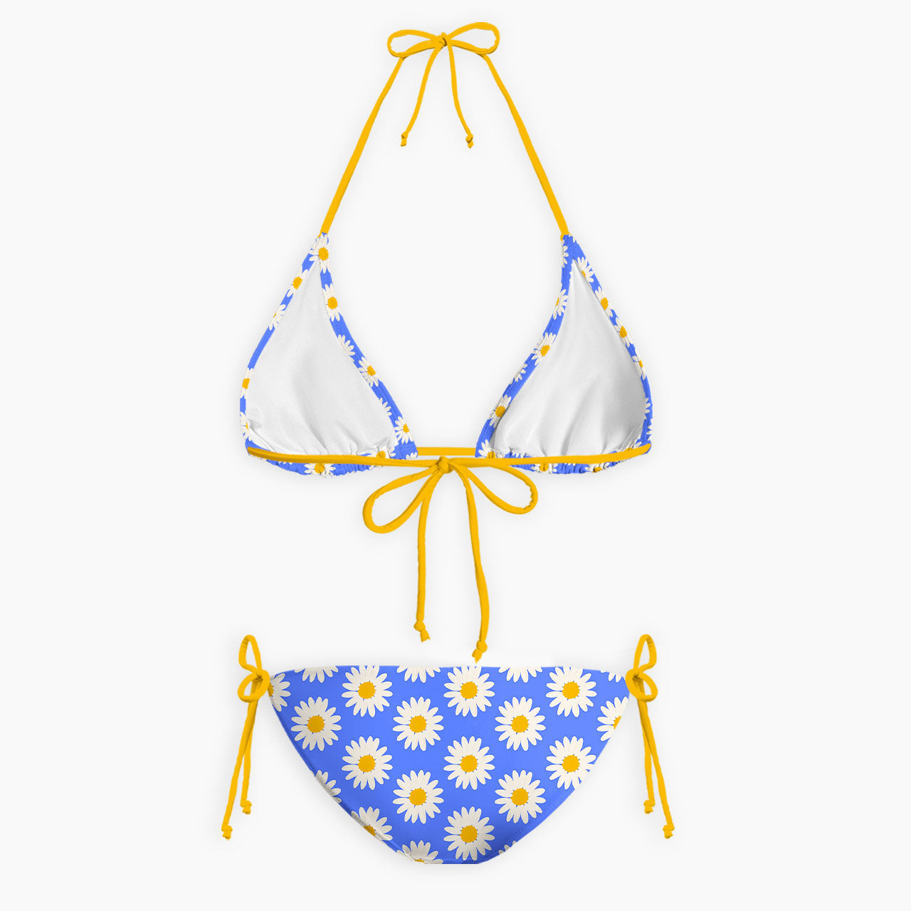 Blue Sky Daisy Bikini Sets