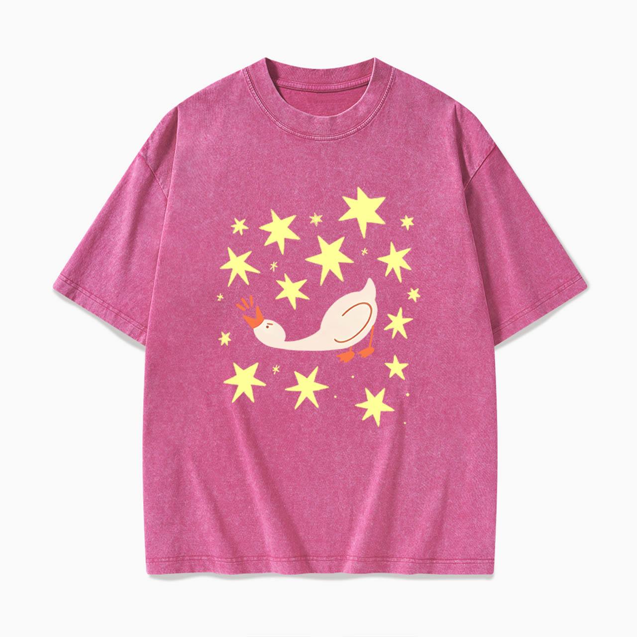 Cute Angry Goose Washed Tees