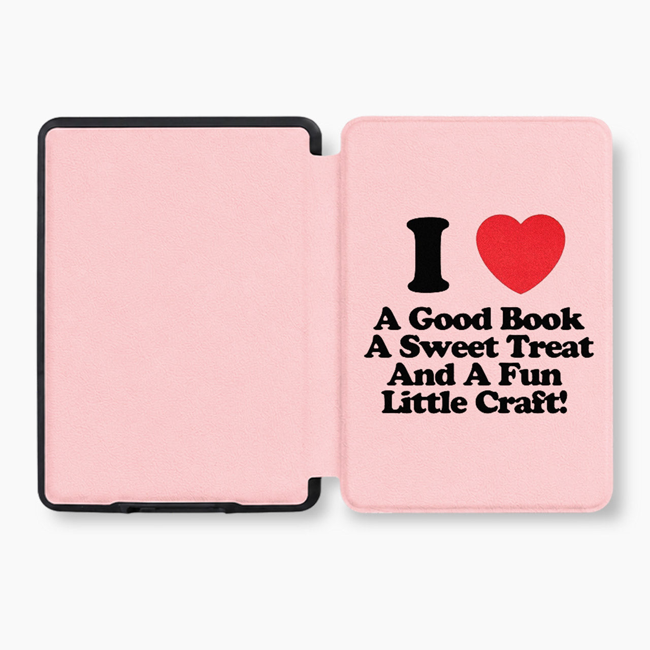I Love Books Treats Crafts Kindle Case