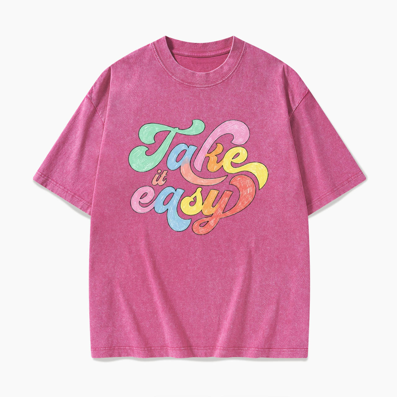 Take It Easy Washed Tees