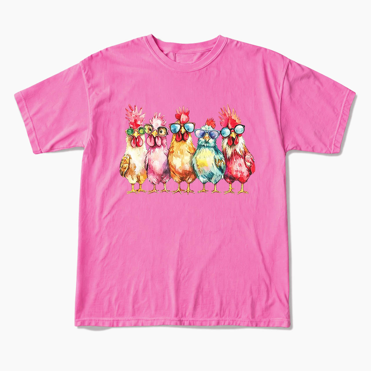 Funny Farmer Chicken T Shirts