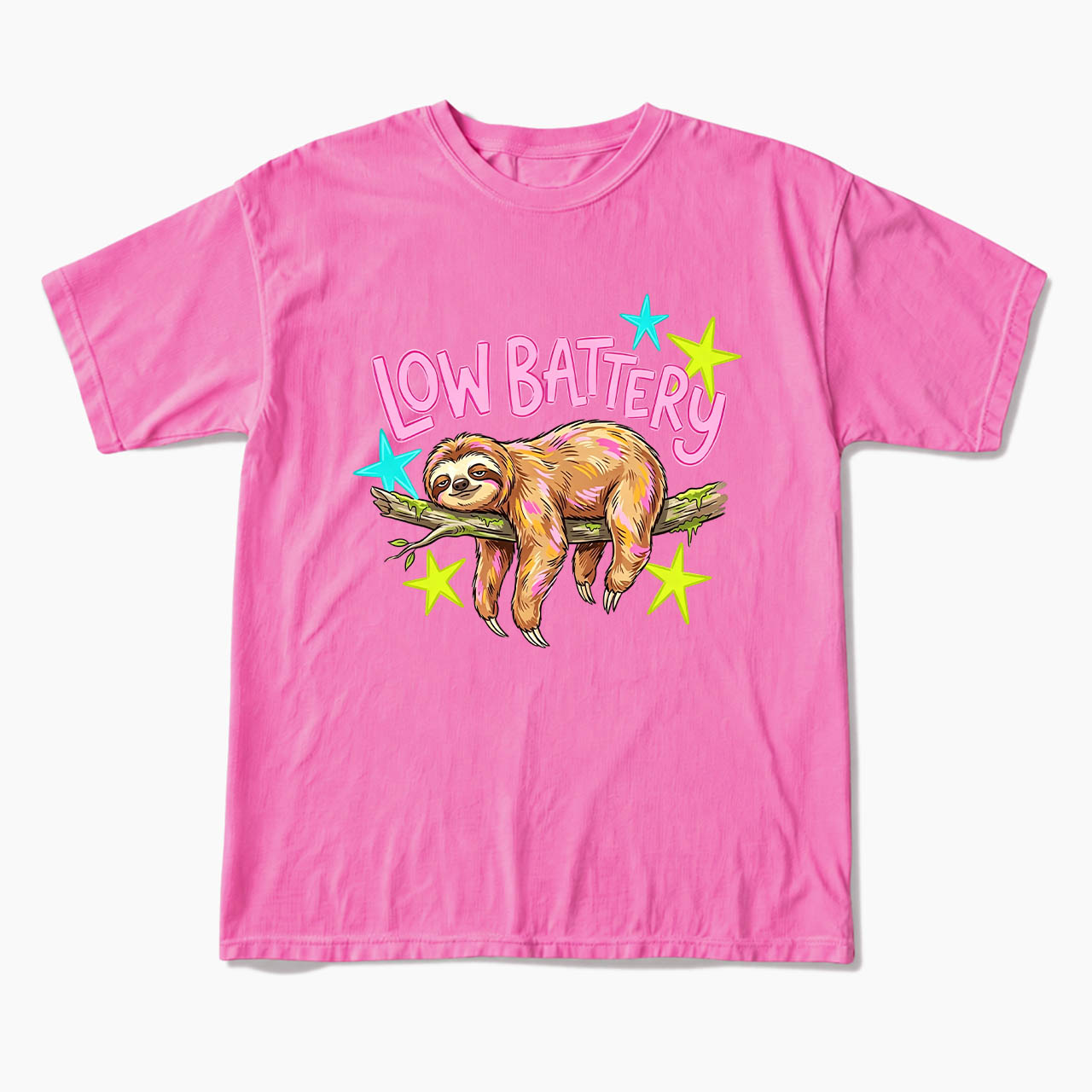 Low Battery Sloth T Shirts