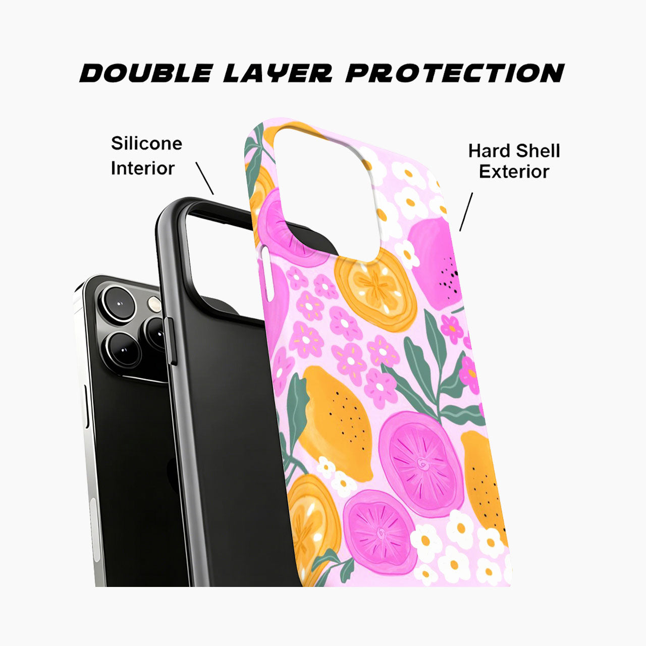 Pink Citrus Garden Phone Case