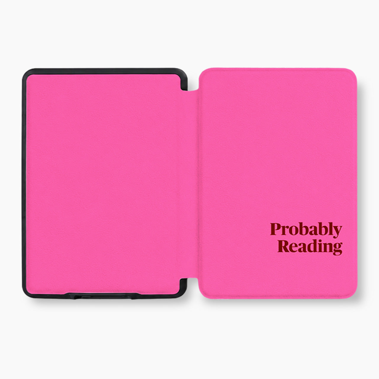 Probably Reading Hot Pink Kindle Case
