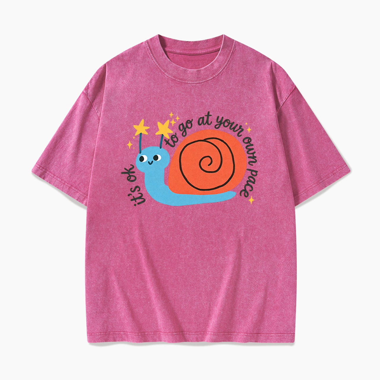It is OK to Go at Your Own Pace Washed Tees