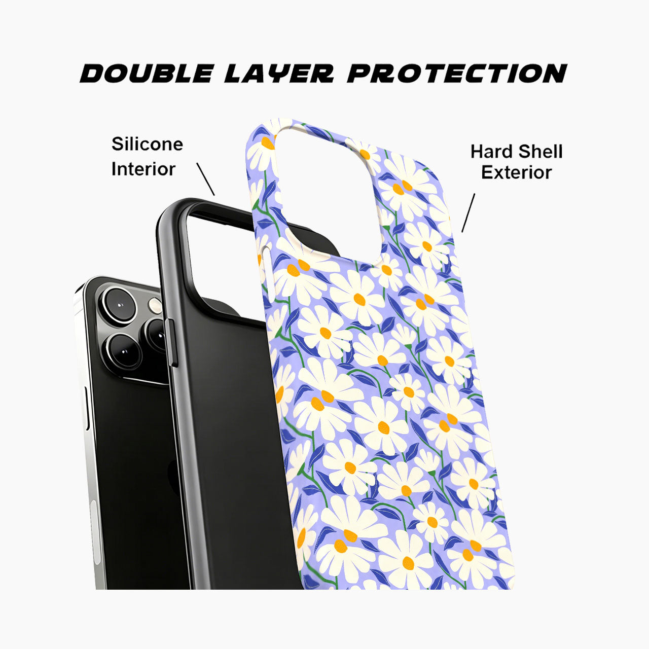 Daisy Dream Garden Citrus Sunshine Stripe Phone Case