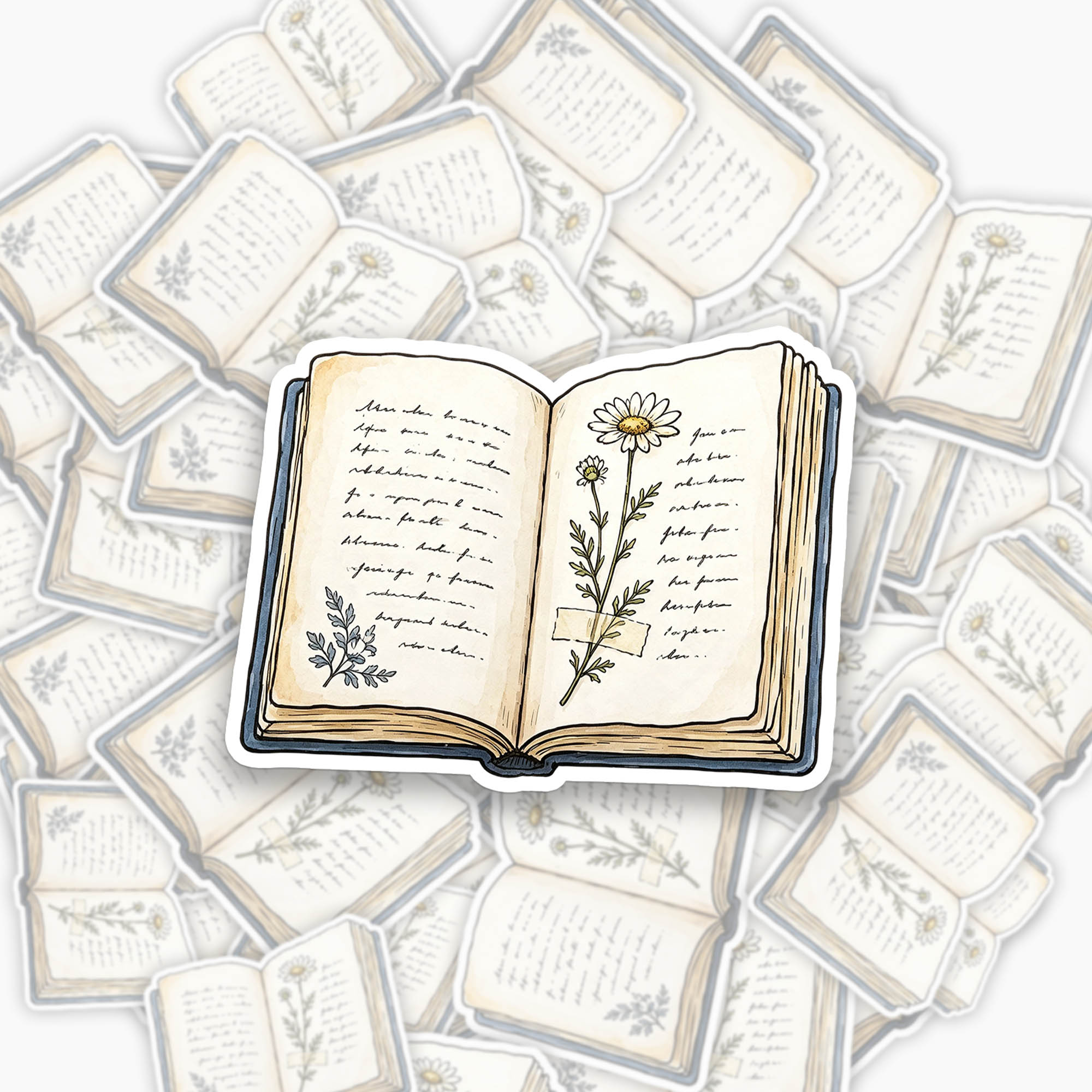 Jellypine Vintage Food Flora Sticker Of 17