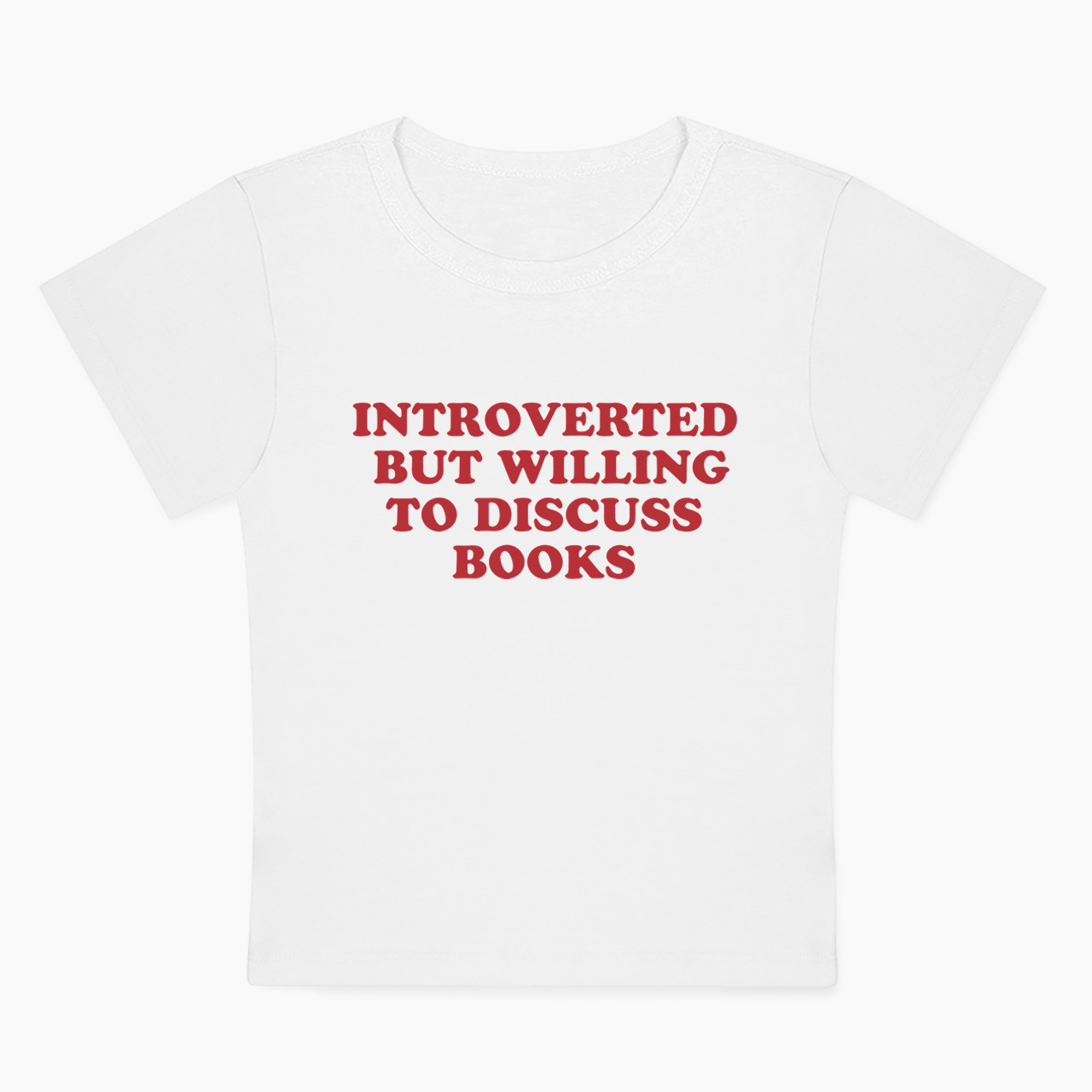 Introverted But Willing To Discuss Books Baby Tee