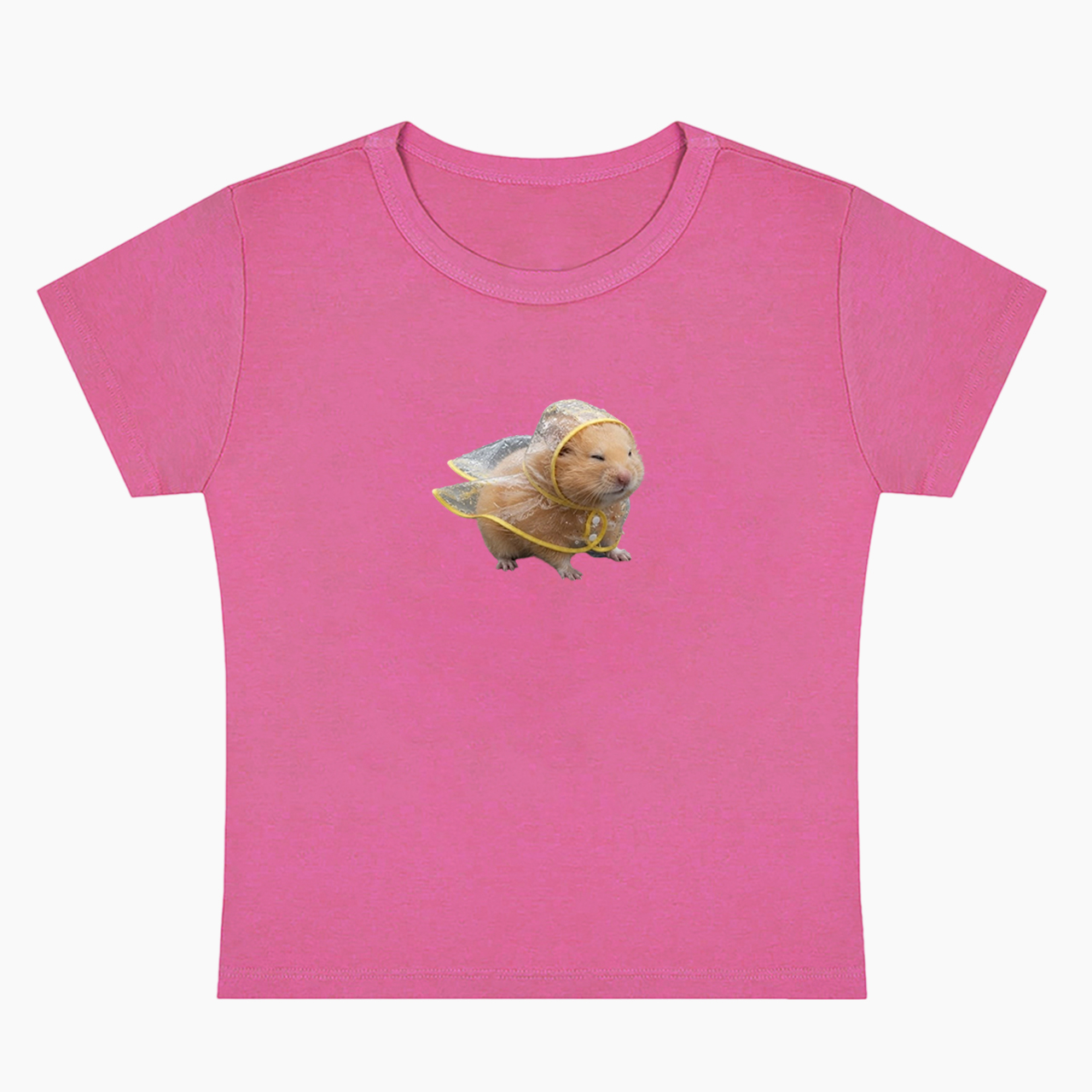 Hamster in Raincoat Baby Tee