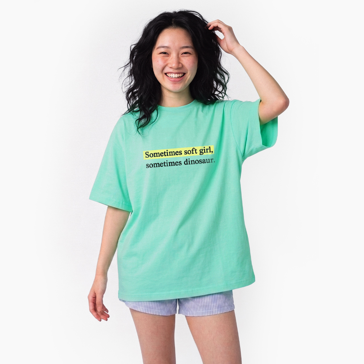 Sometimes Soft Girl Sometimes Dinosaur T Shirts
