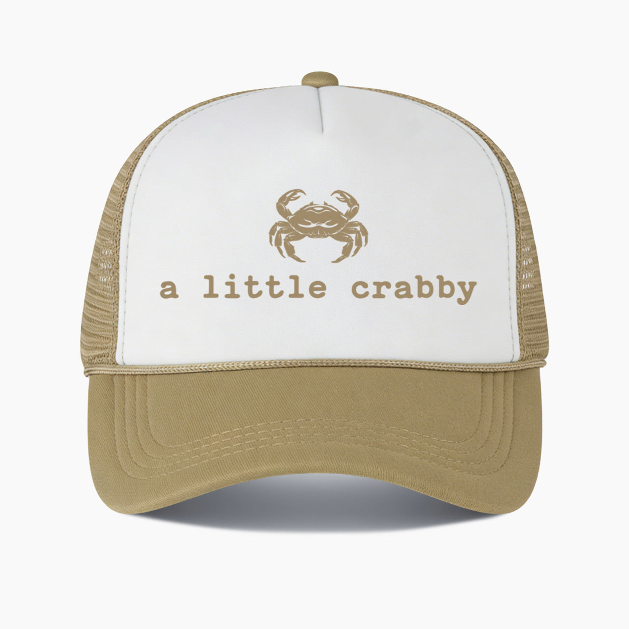 A little Crabby Colorblock Trucker Hat