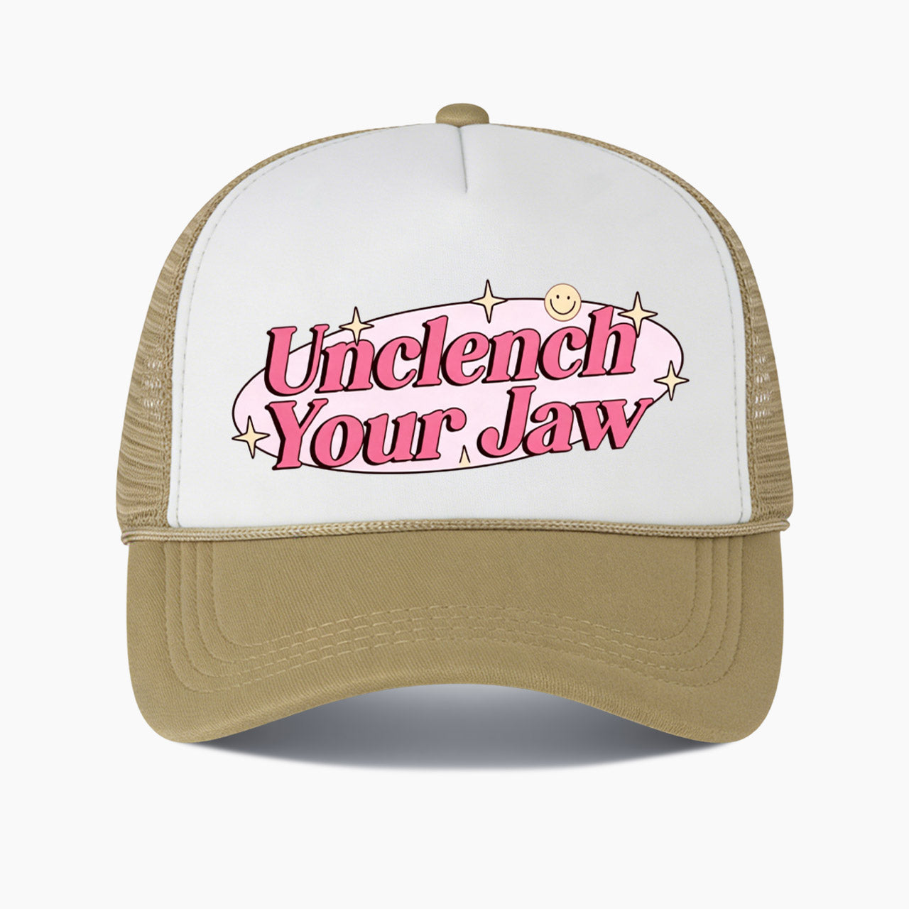 Unclench Your Jaw Colorblock Trucker Hat
