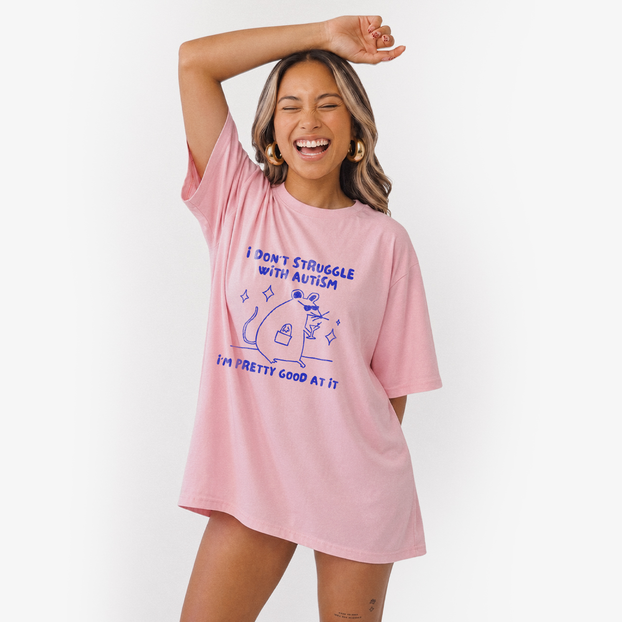 I don't struggle with Autism unhinged T Shirts