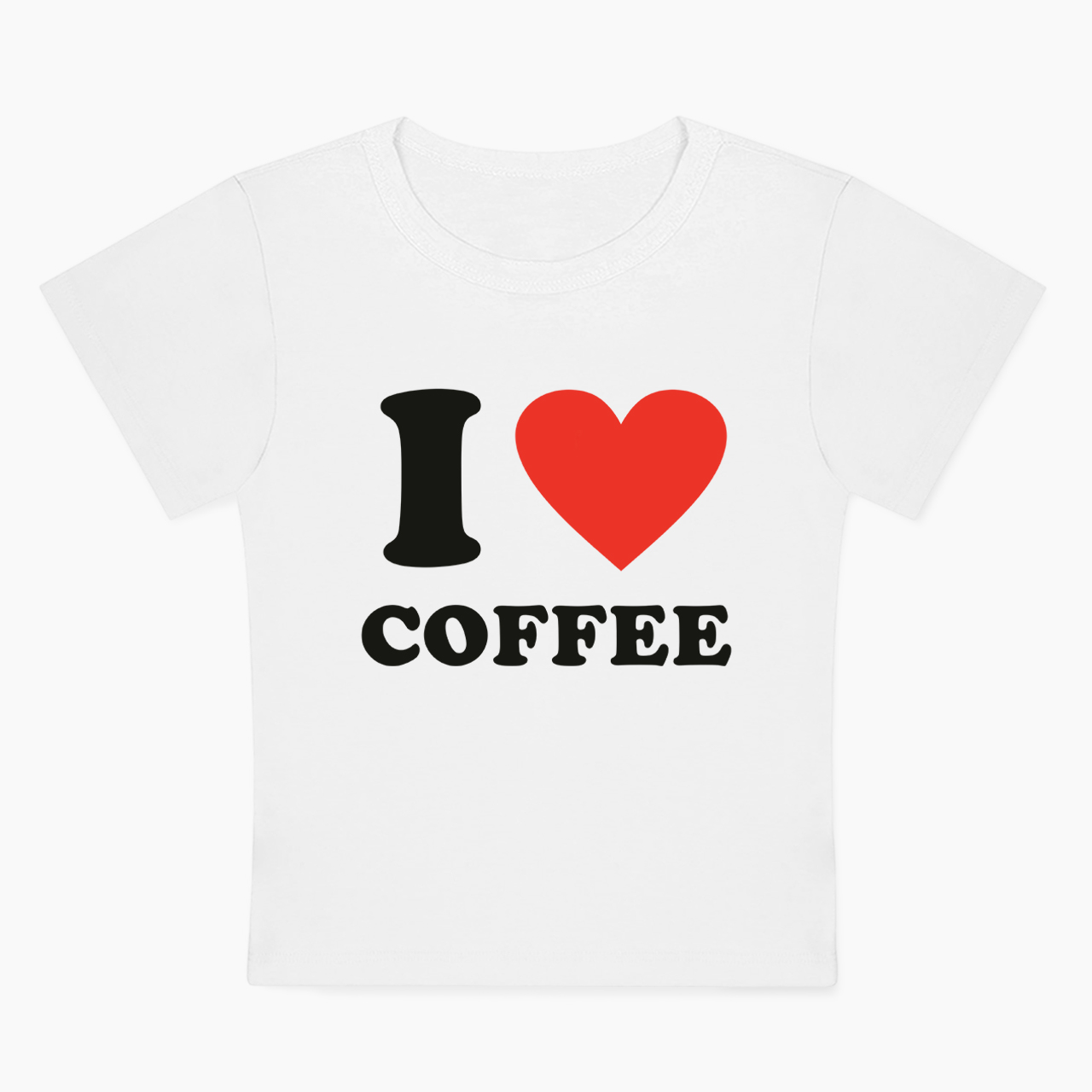 I Love COFFEE Baby Tee