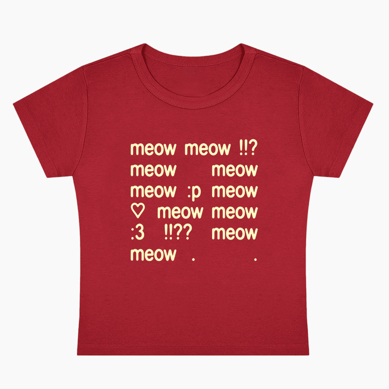 Meow Coquette Kitten Baby Tee